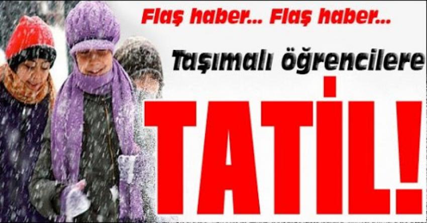 Taşımalı Eğitime Bir Gün Daha Ara