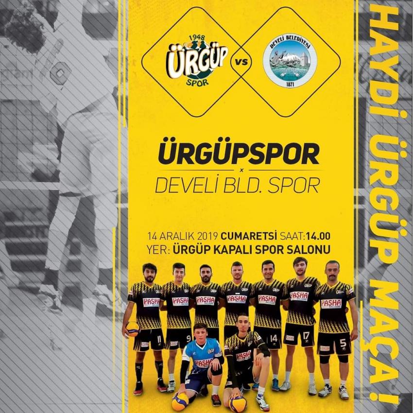 Ürgüp Spor Voleybol Develi Belediyesi Sporu Ağırlayacak