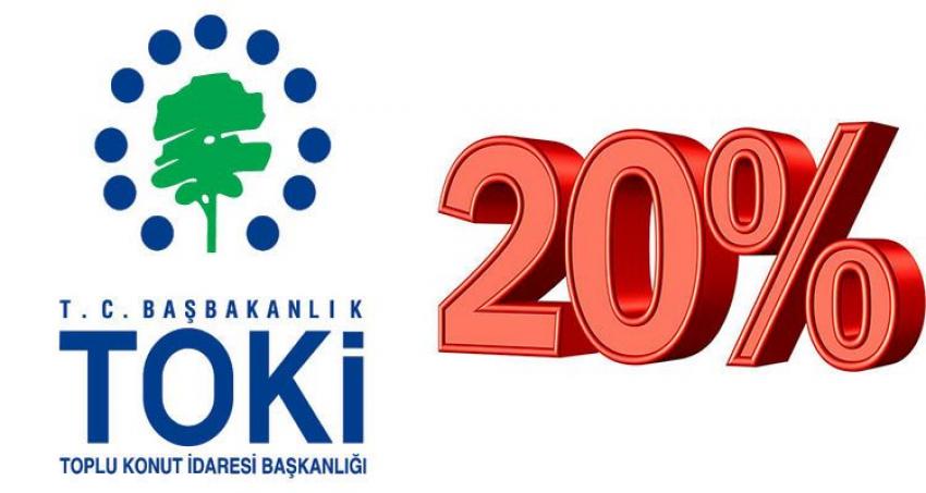 TOKİ Yüzde 20 İndirim Kampanyasında Son Günler