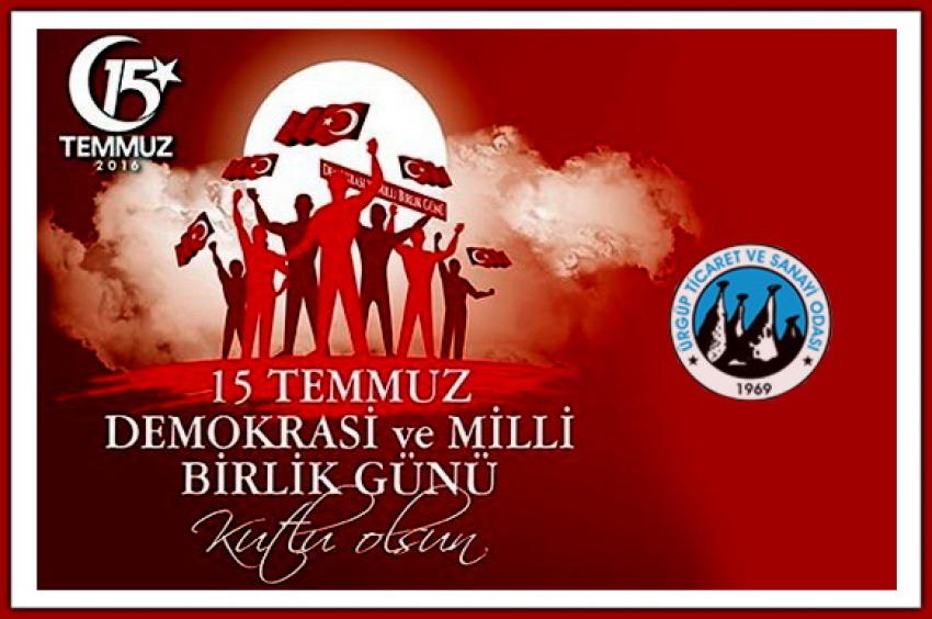Ahmet Aydın ‘Kahraman milletimizin 15 Temmuz Demokrasi ve Milli Birlik Gününü kutlarım’