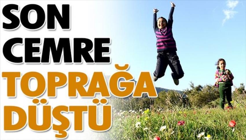 Baharın Müjdecisi Son Cemre Düştü
