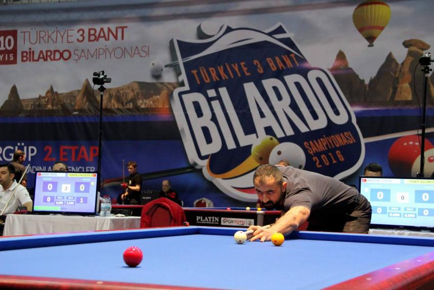 Türkiye 3 Bant Bilardo Şampiyonası Ürgüp’te Başladı