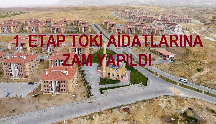 Ürgüp 1. Etap TOKİ Aidatlarına Zam Yapıldı