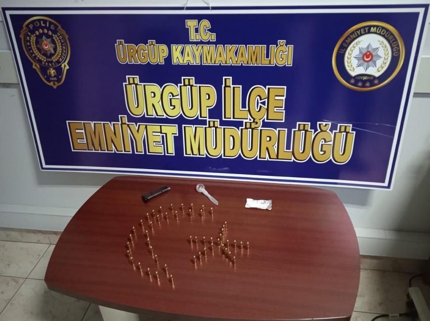 Ürgüp’te uyuşturucu şüphelisi 1 kişi yakalandı