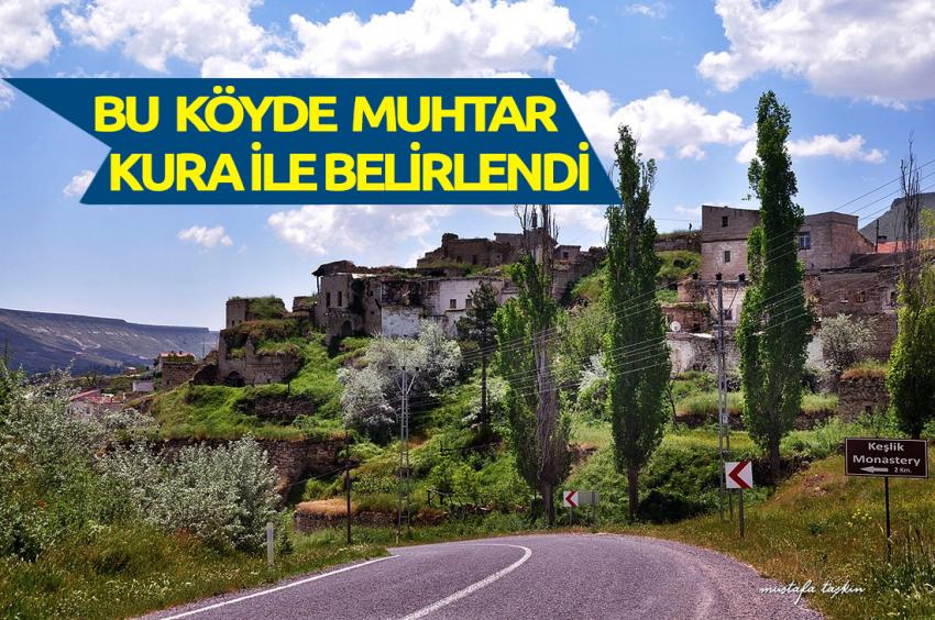 Bu Köyde Muhtar Kura İle Belirlendi