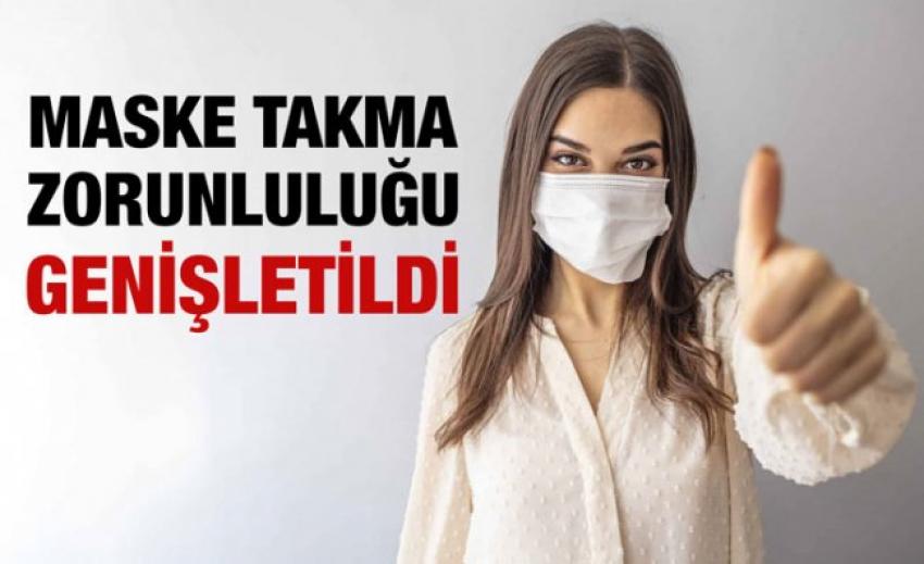Meskenler hariç maske takmak zorunlu oldu