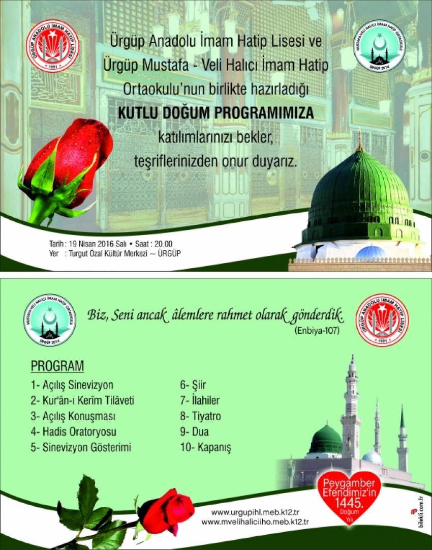 İmam Hatipliler Kutlu Doğum Programı Düzenleyecek