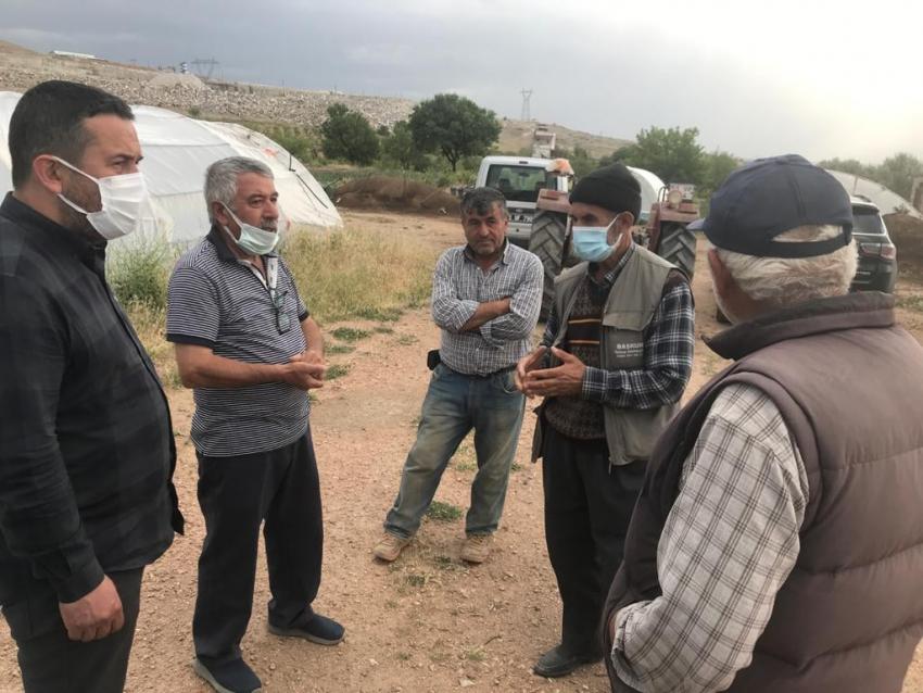 Doludan Etkilenen Alanlarda İnceleme Yapıldı