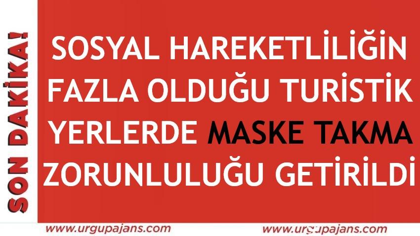 Sosyal Hareketliliğin Fazla Olduğu Alanlara Maske Zorunluluğu Getirildi