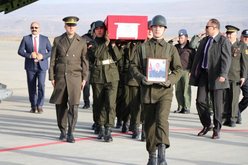Şehit Kaya'nın Cenazesi Baba Ocağına Getirildi