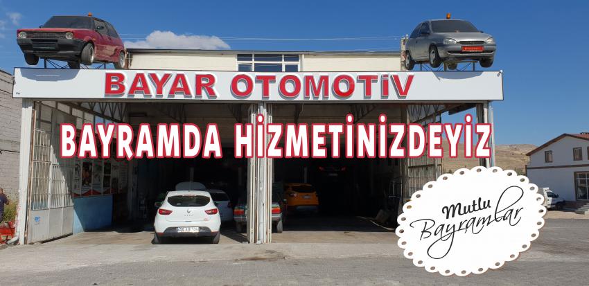Bayar Otomotiv İyi Bayramlar Diler ' Bayram Boyunca Mobil Tamir Hizmeti Bayar Otodan'