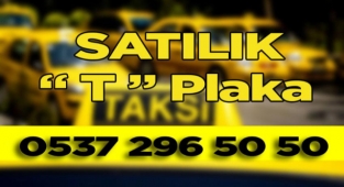Satılık 'T' Plaka