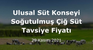 Çiğ süt tavsiye satış fiyatı 4,70 + 0,20 TL/Litre oldu