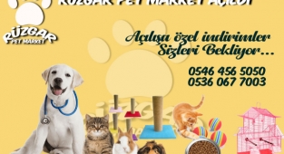 Rüzgar Pet Market'te 365 Gün İndirim Var