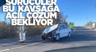 Sürücüler Bu Kavşağa Çözüm Bekliyor