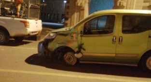 Trafik kazası meydana geldi