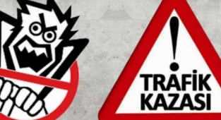 Trafik kazası meydana geldi dört yaralı