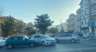 Trafik kazası meydana geldi