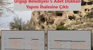 Ürgüp Belediyesi 5 Adet Dükkan Yapım İhalesine Çıktı