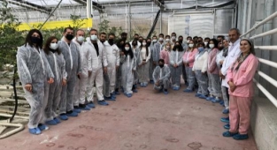 Ürgüp Sarıyazı mevkiinde bulunan Sera işletmesine teknik gezi