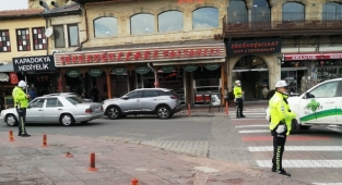 Ürgüp'te Yaya Geçidi Önceliği ve Telefon Uygulaması yapıldı