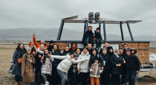 Moldovalı Turistler Kapadokya'ya Hayran Kaldı