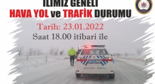 Nevşehir İl Geneli Hava, Yol ve Trafik Durumu