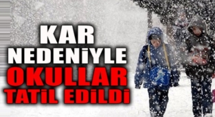 Nevşehir il genelinde tüm okullar tatil edildi (19 Ocak 2022 Çarşamba)
