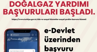 Doğalgaz yardımı için başvurular başladı