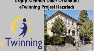 Mehmet Diker Ortaokulu'ndan E-Twinning Projesi