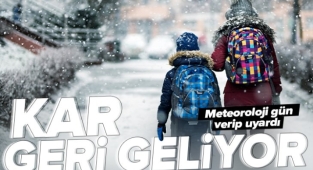 Nevşehir için yeni kar uyarısı!