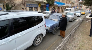Trafik kazası meydana geldi