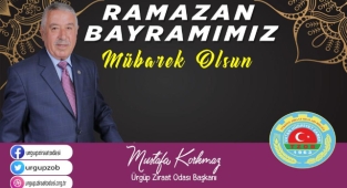 Başkan Mustafa Korkmaz, Ramazan Bayramımız Mübarek Olsun