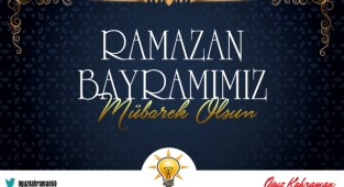 Başkan Oğuz Kahraman 'Ramazan Bayramımız Mübarek Olsun'