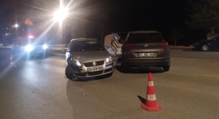 Trafik kazası meydana geldi