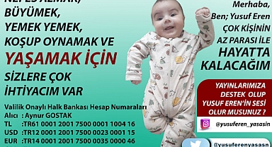 Küçük Yusuf Eren Nevşehir'li Hayırseverlerden Yardım Bekliyor!