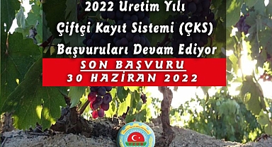 2023 Yılı Çiftçi Kayıt Sistemi (ÇKS) Başvuruları İçin Son 15 Gün
