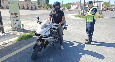 Motosikletlere Yönelik Trafik Uygulaması Yapıldı
