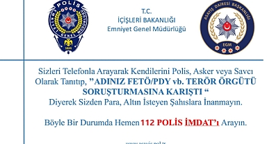 Telefon Dolandırıcılığına Karşı Dikkatli Olalım