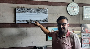 Ürgüp'te Lastik tamircisinin ilginç koleksiyonu