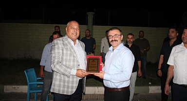 Yeni Kaymakam Caner'e Ceylanpınar İlçesinde Veda Yemeği Düzenlendi