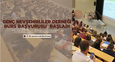 Genç Nevşehirliler Derneği Burs Başvuruları Başladı