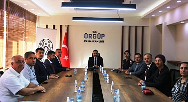 Ürgüp'ün yeni kaymakamı göreve başladı
