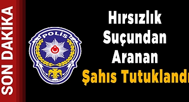 Hırsızlık Suçundan Aranan Şahıs Tutuklandı