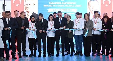 Türkiye'nin Gastronomi Alanındaki İlk Mesleki ve Teknik Anadolu Lisesi Ürgüp'te Açıldı (Videolu haber)