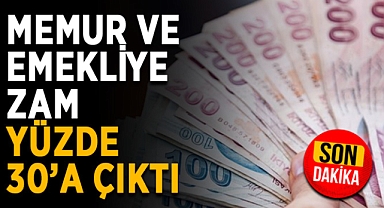 Memur ve emekli zammı yüzde 30, en düşük emekli maaşı 5500 TL oldu