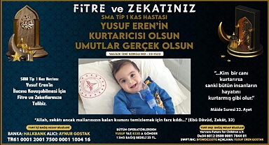 Fitre ve Zekatlar Nevşehir'in evladı Yusuf Eren'in olsun
