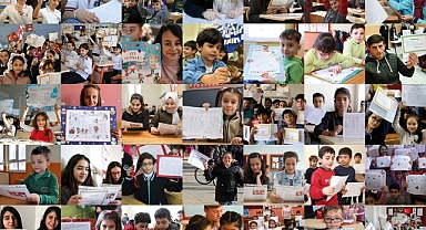 Öğrencilerin karne ve yaz tatili heyecanı başladı...