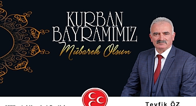 Tevfik Öz 'Kurban Bayramınız Mübarek Olsun'