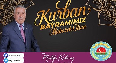 Ziraat Odası Başkanı Korkmaz 'Kurban Bayramımız Mübarek Olsun'